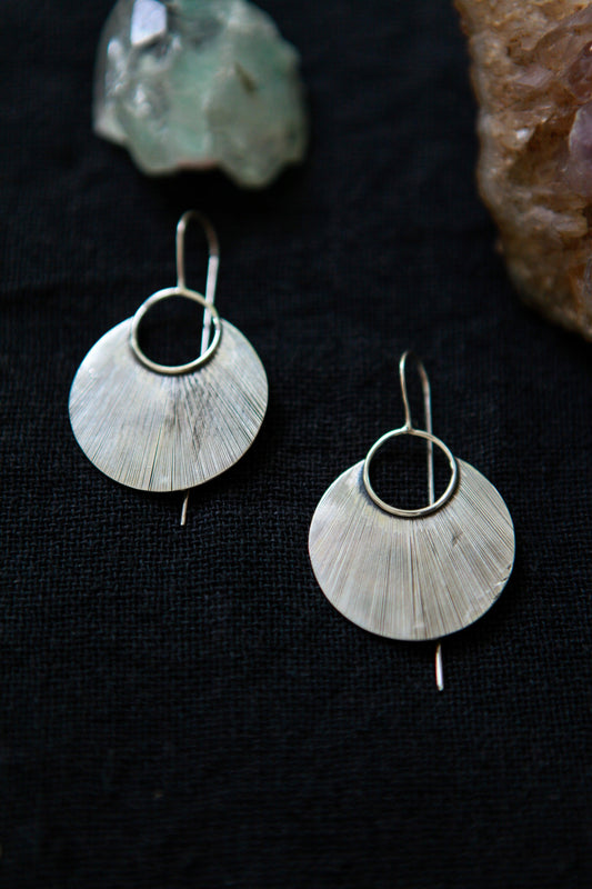Loop Through Disks Earrings