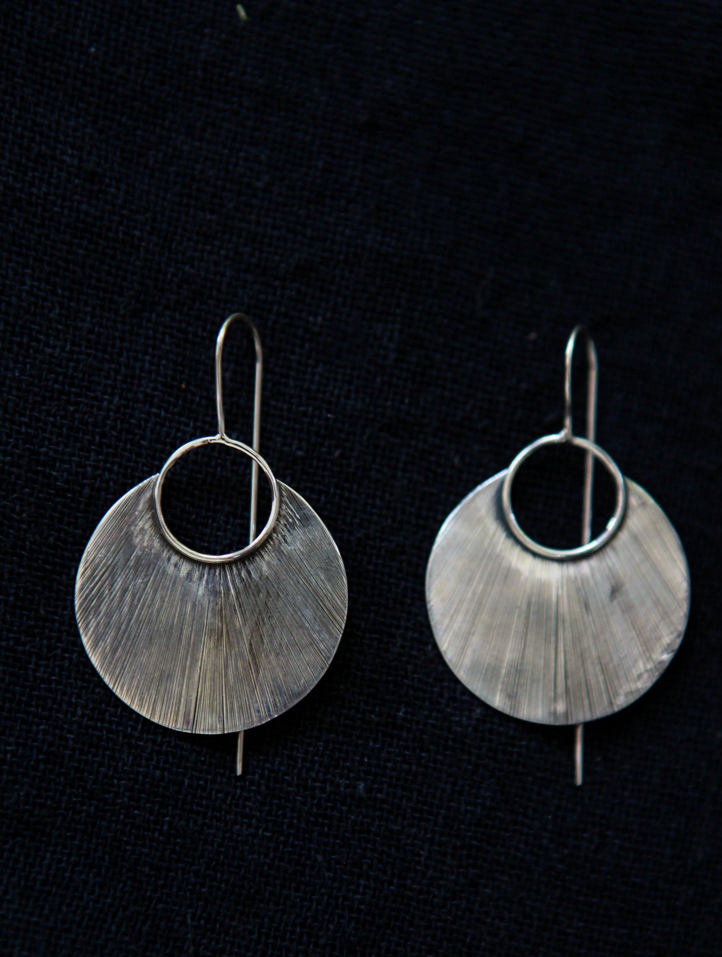 Loop Through Disks Earrings
