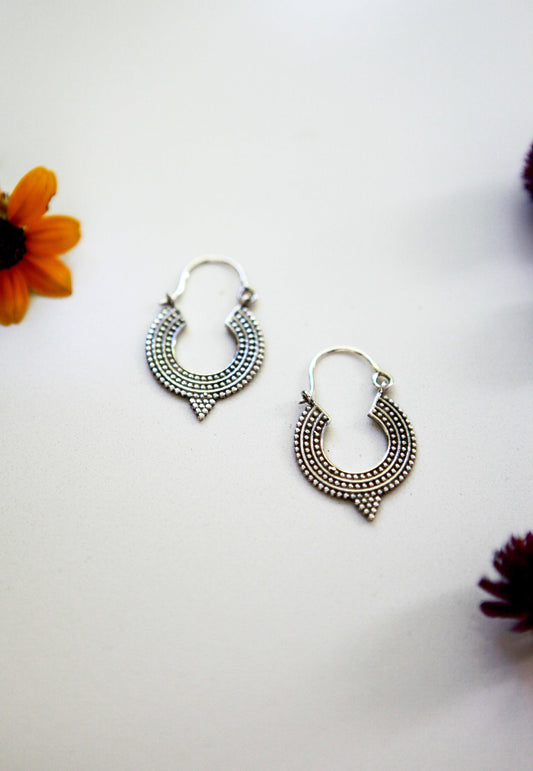 Double Wide Spiked Hoops - Be Deva