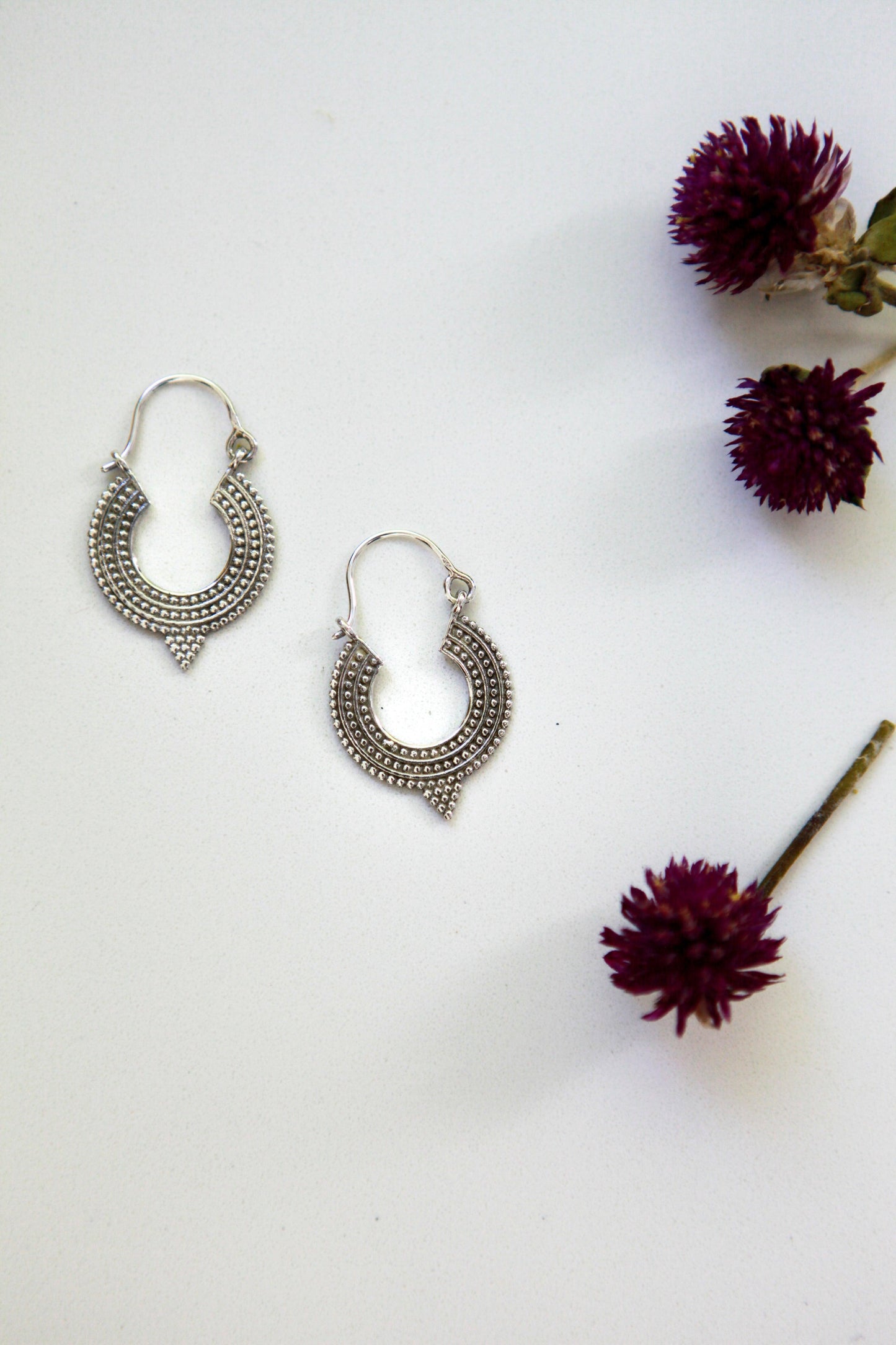 Double Wide Spiked Hoops - Be Deva