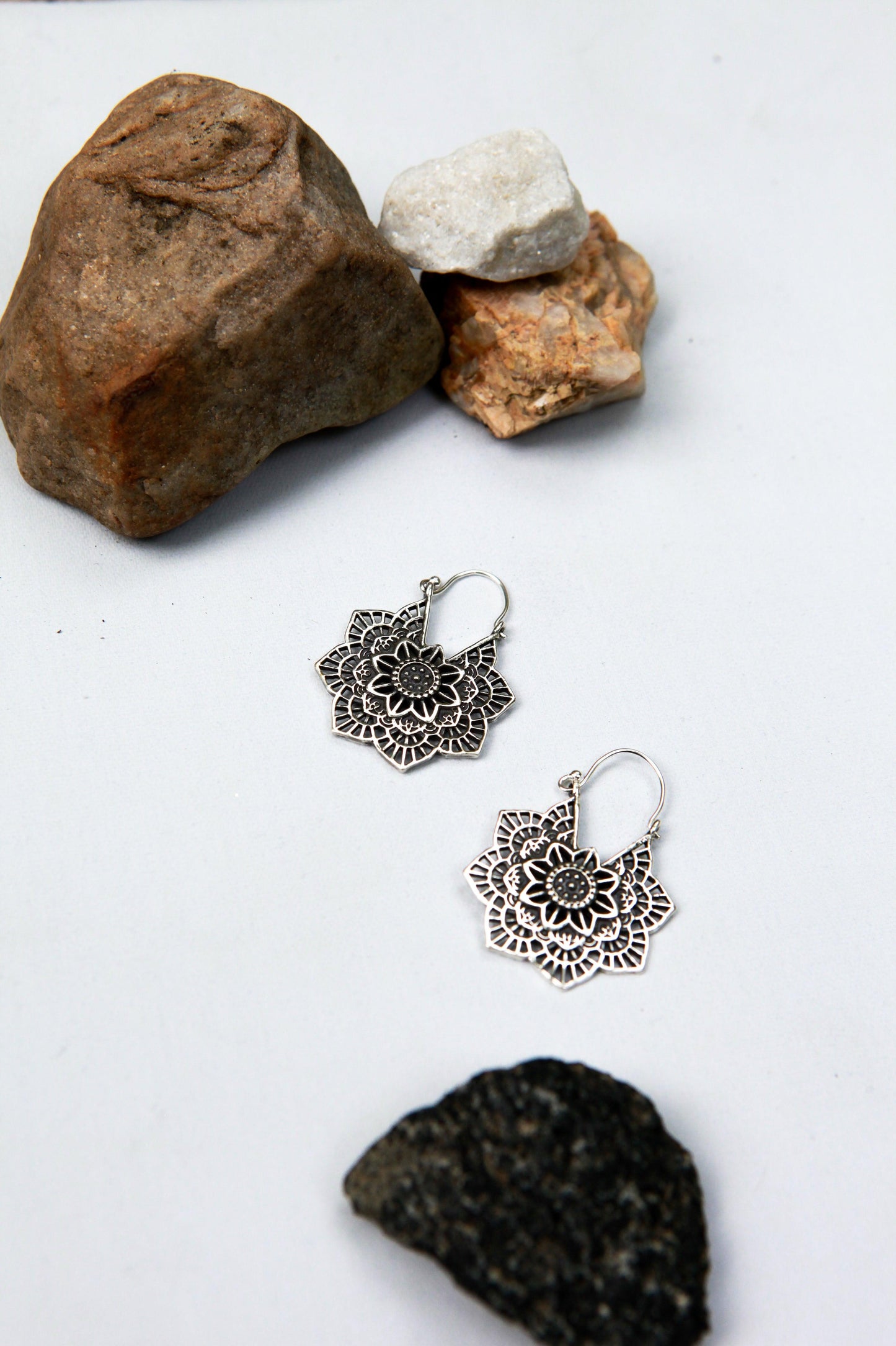 Raised Flower Hoops - Be Deva