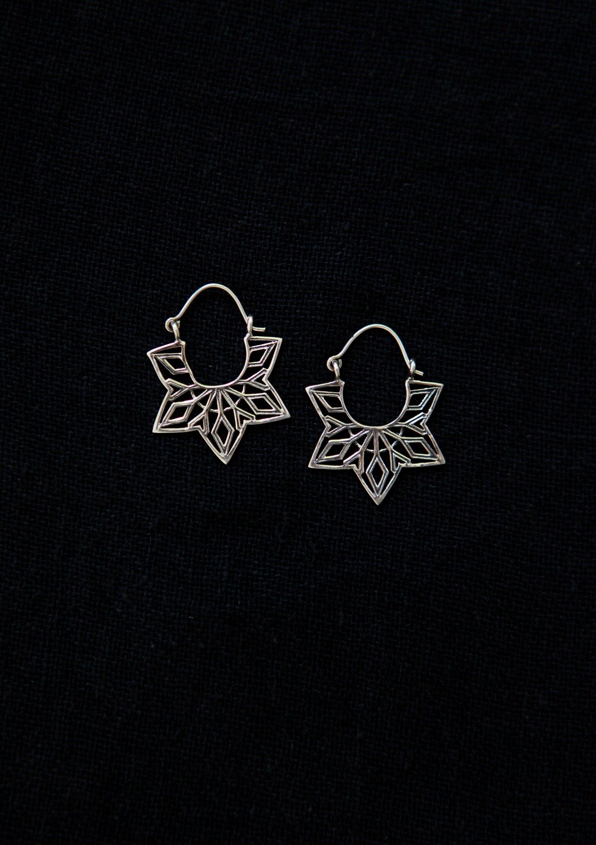 Geometric Star Earrings