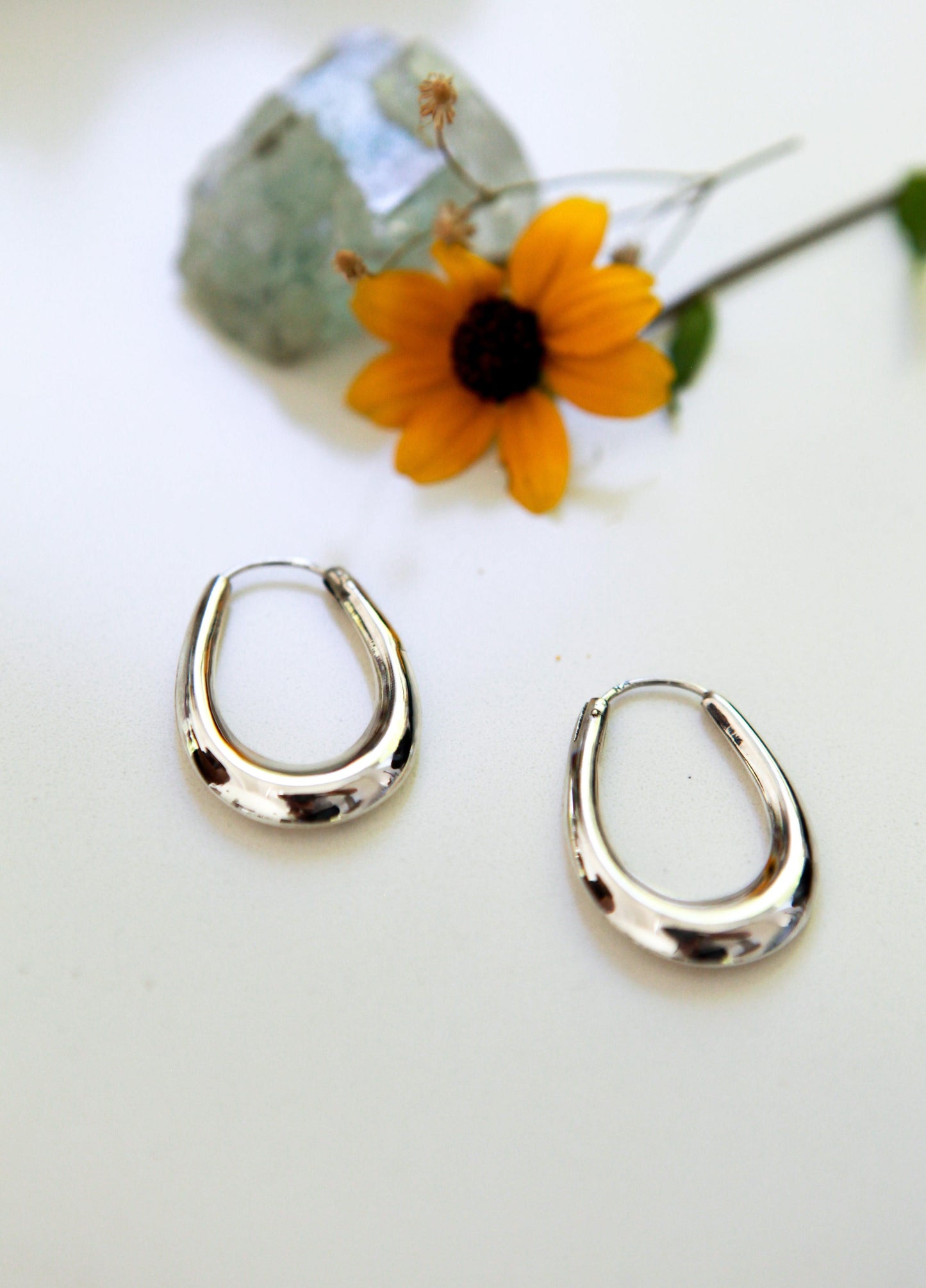 Hollow Oval Drops
