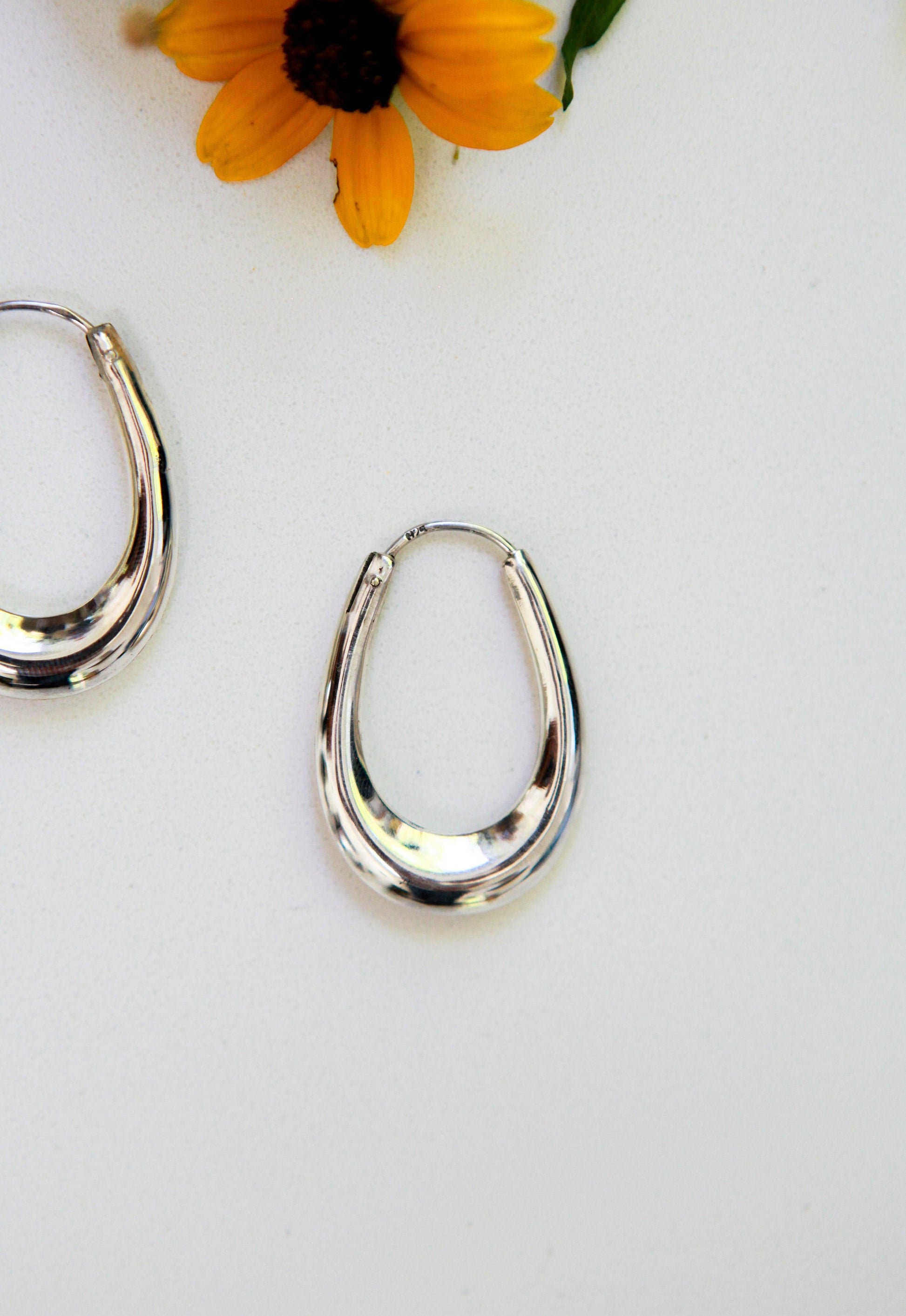 Hollow Oval Drops