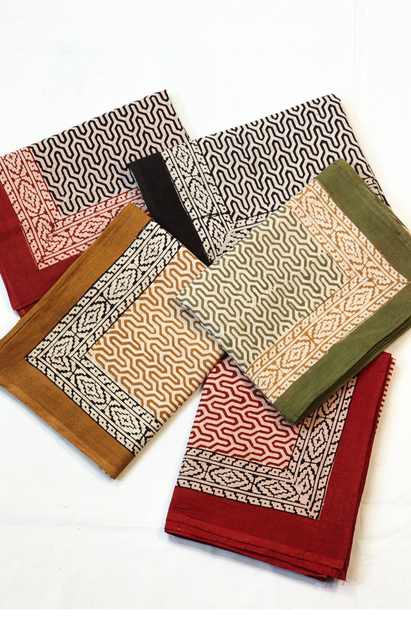 Women Geometric Cotton Scarves - Be Deva