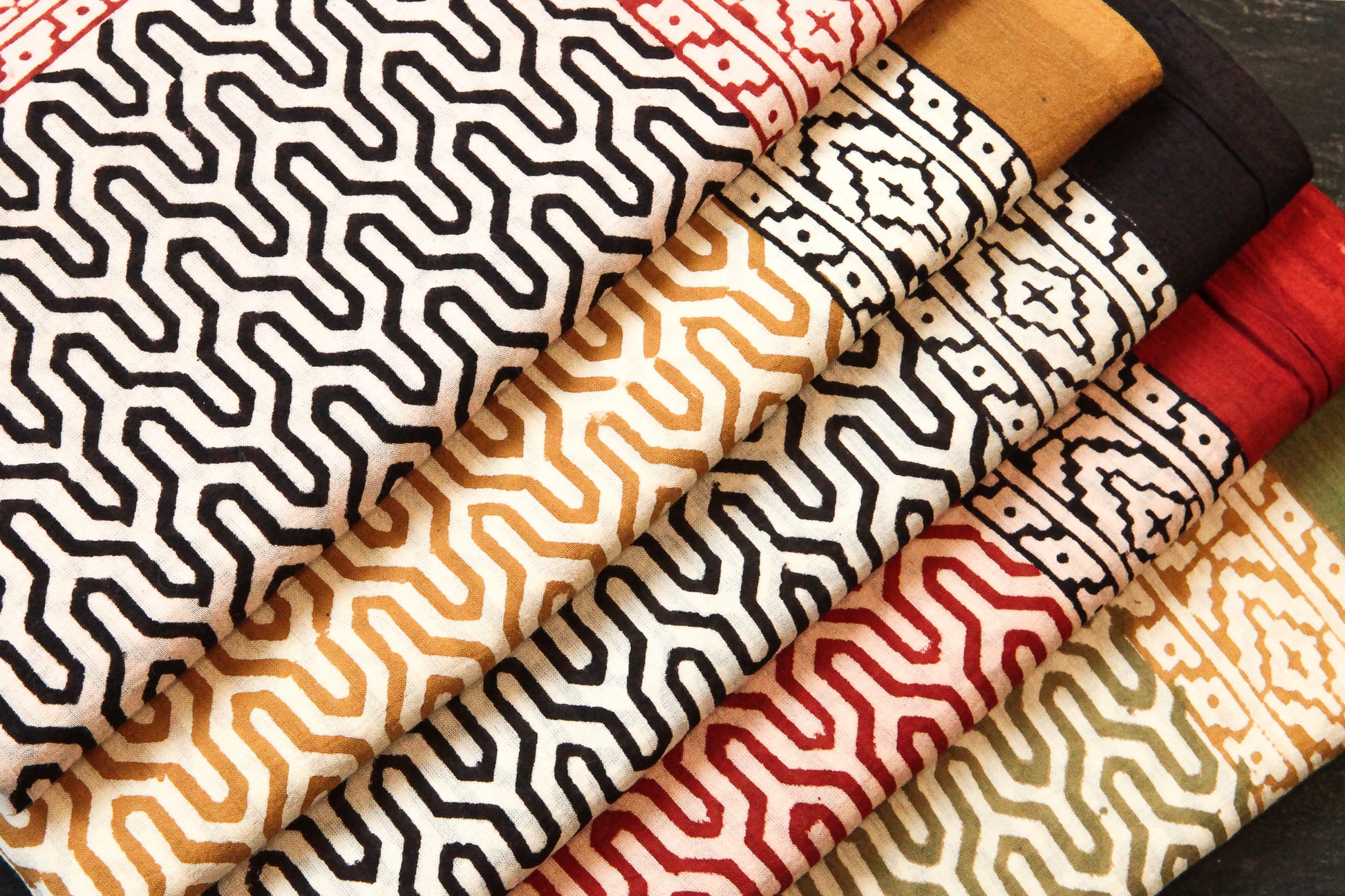 Women Geometric Cotton Scarves - Be Deva
