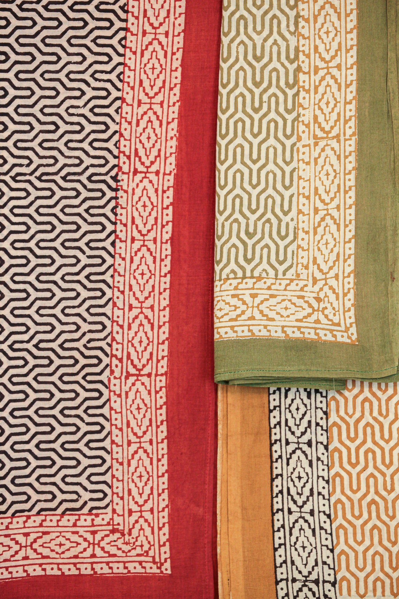 Women Geometric Cotton Scarves - Be Deva